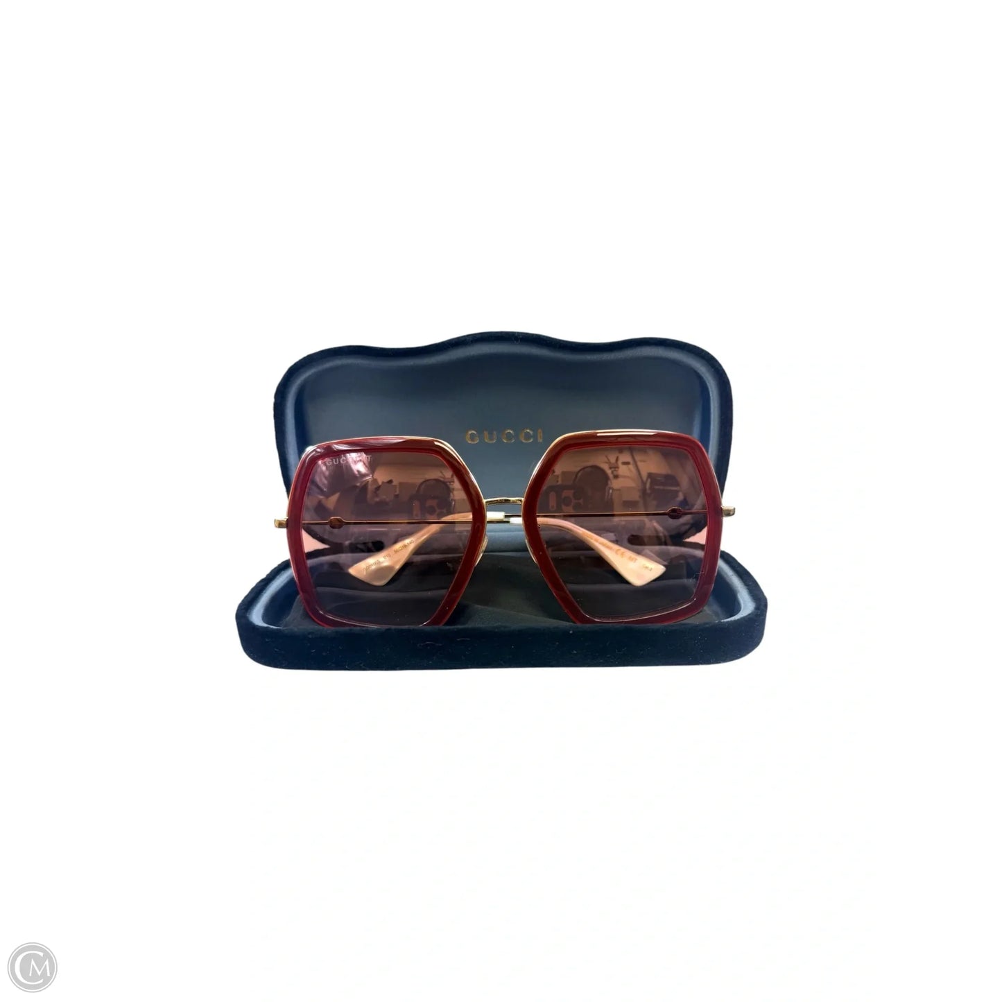 Sunglasses Luxury Designer By Gucci, Size: Large