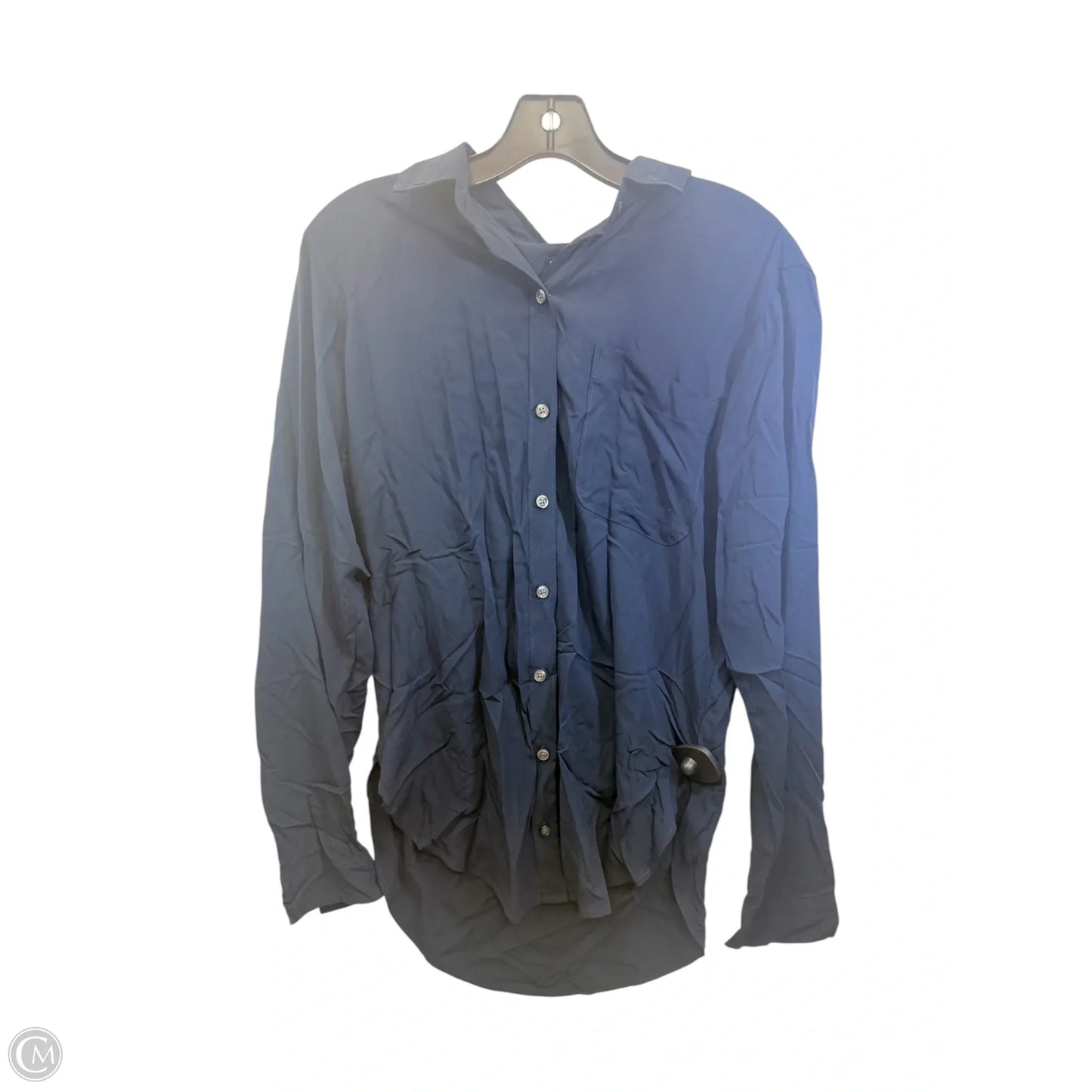Top Long Sleeve By Abercrombie And Fitch In Navy, Size: Xs