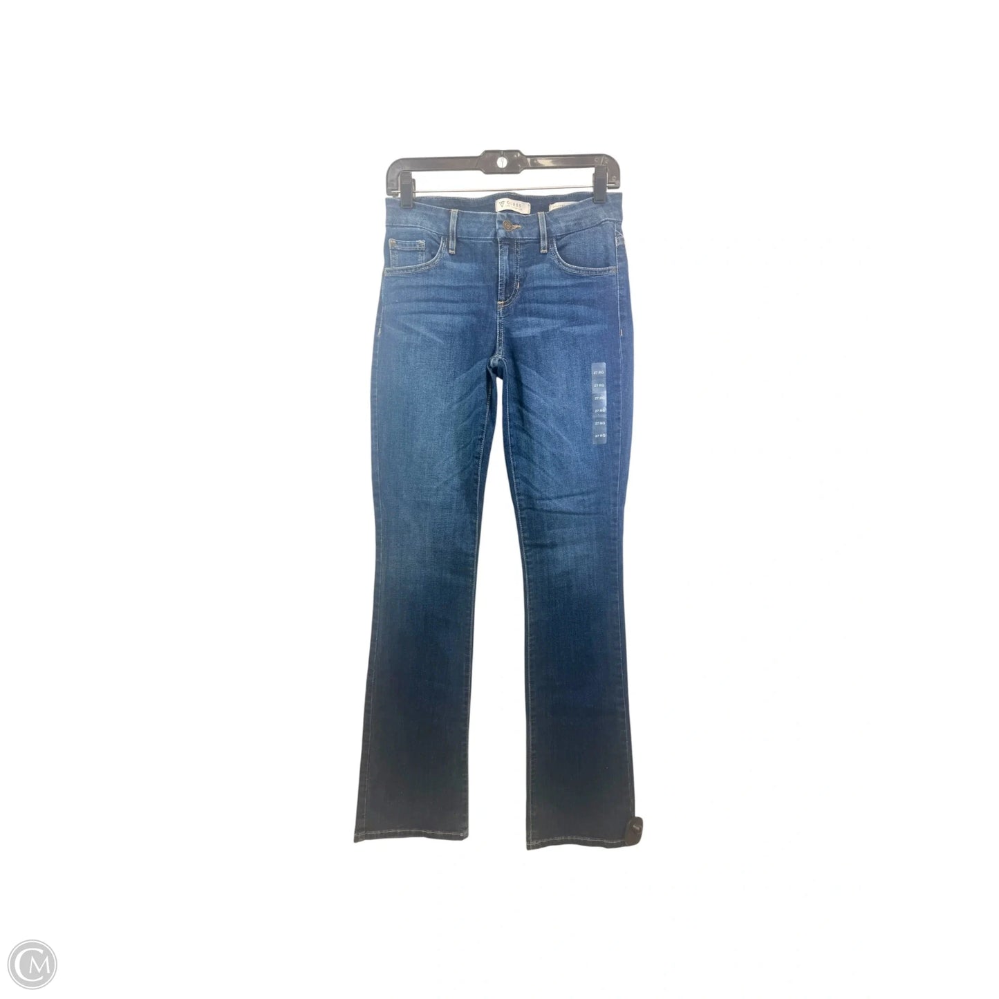 Jeans Boot Cut By Guess In Blue Denim, Size: 4