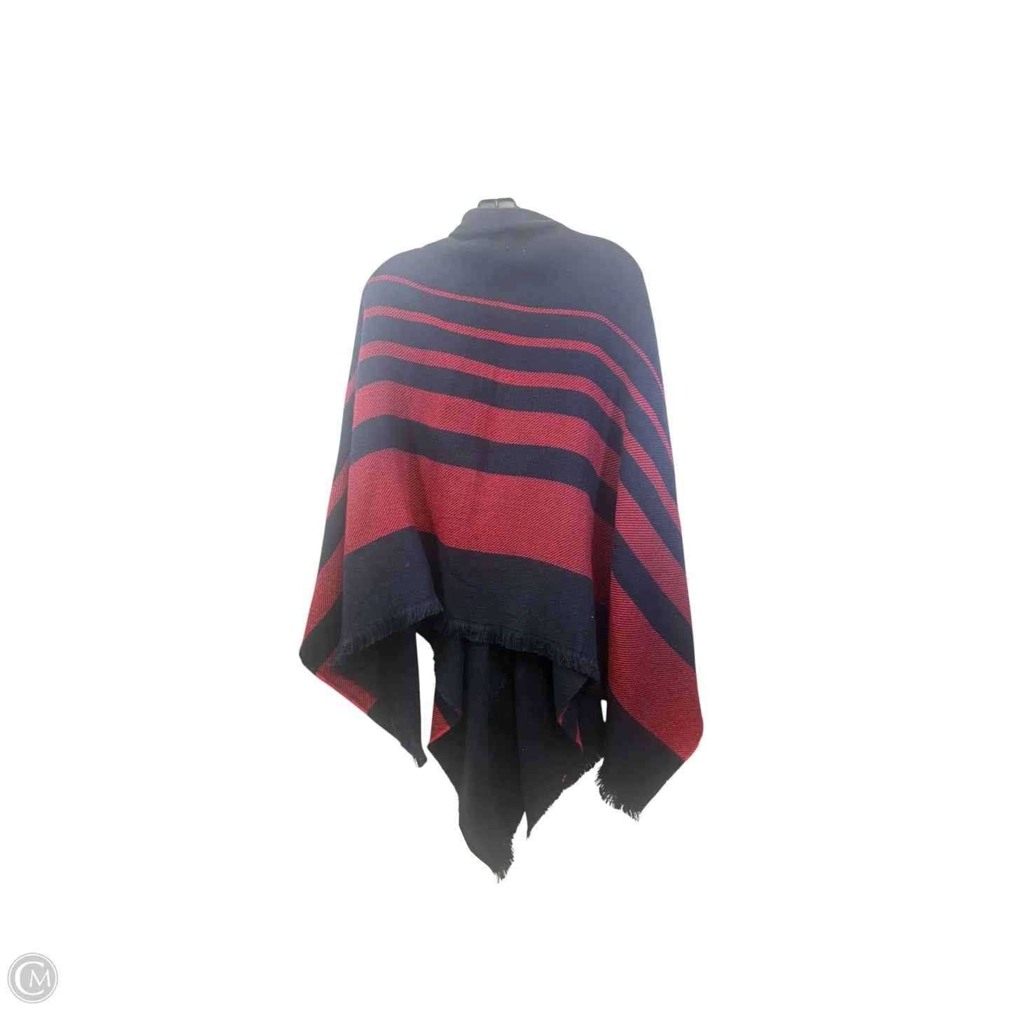 Shawl By Banana Republic In Blue & Red, Size: Osfm