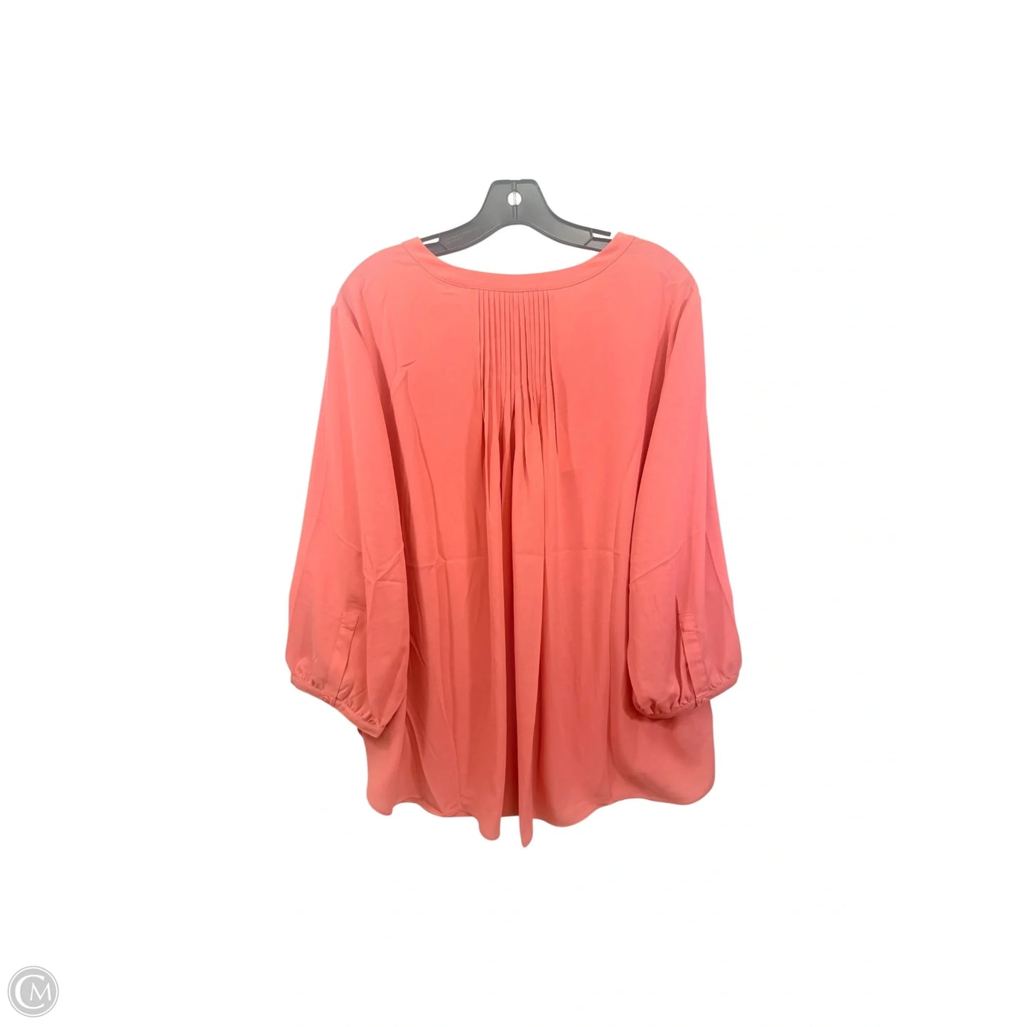 Top Short Sleeve By Not Your Daughters Jeans In Orange, Size: 1x