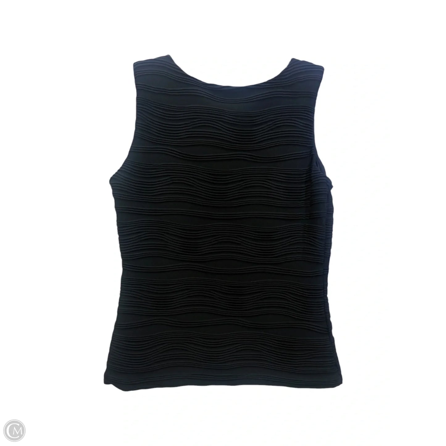 Top Sleeveless By Calvin Klein In Black, Size: S