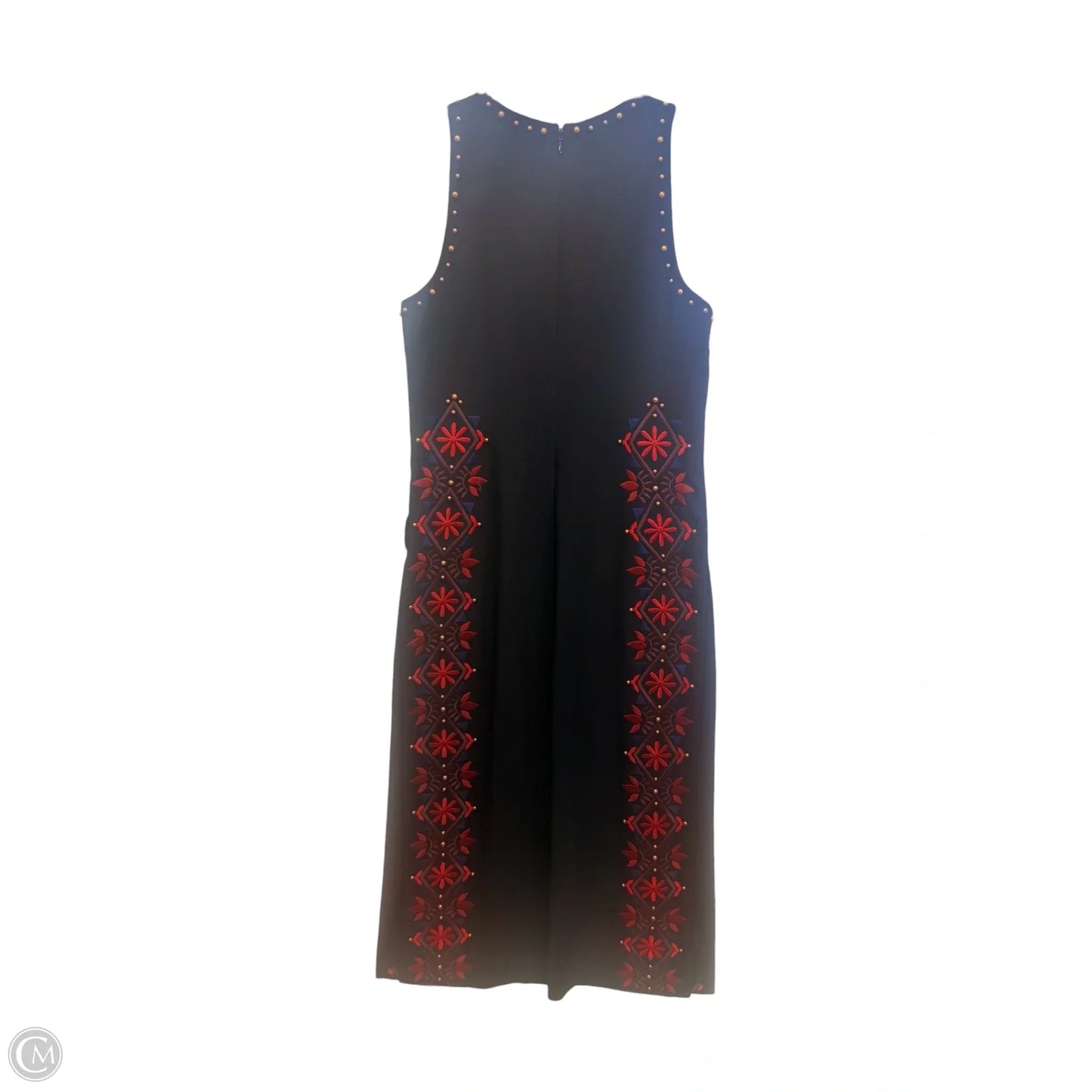 Dress Casual Maxi By Cinc A Sept In Black & Red, Size: S