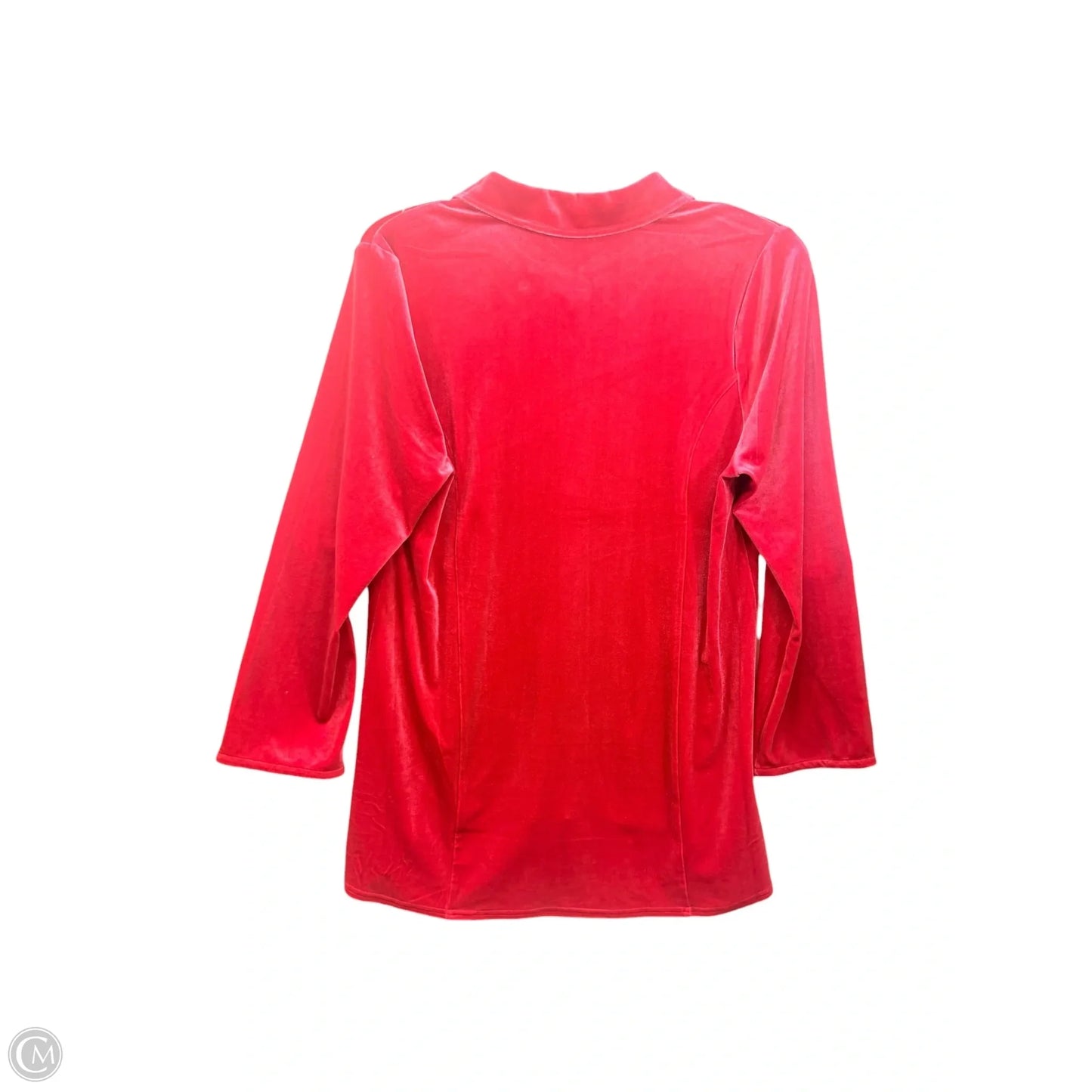 Top Long Sleeve By Soft Surroundings In Red, Size: L