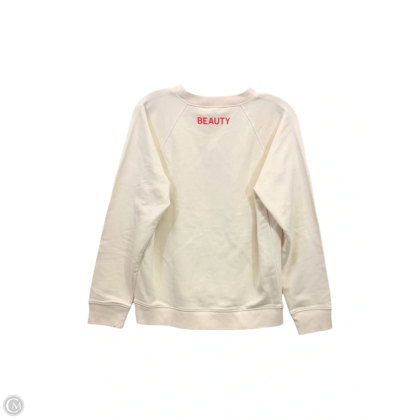 Sweatshirt Collar By J. Crew In Cream, Size: M