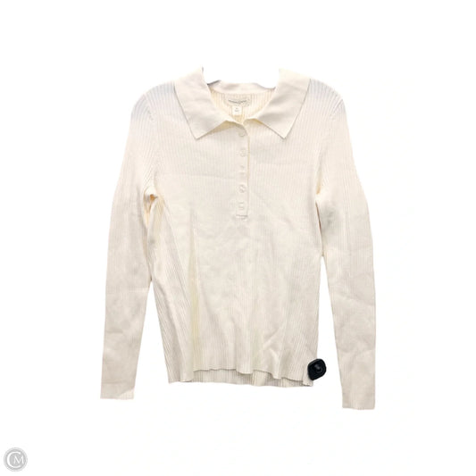Sweater By Treasure And Bond In Cream, Size: Xl