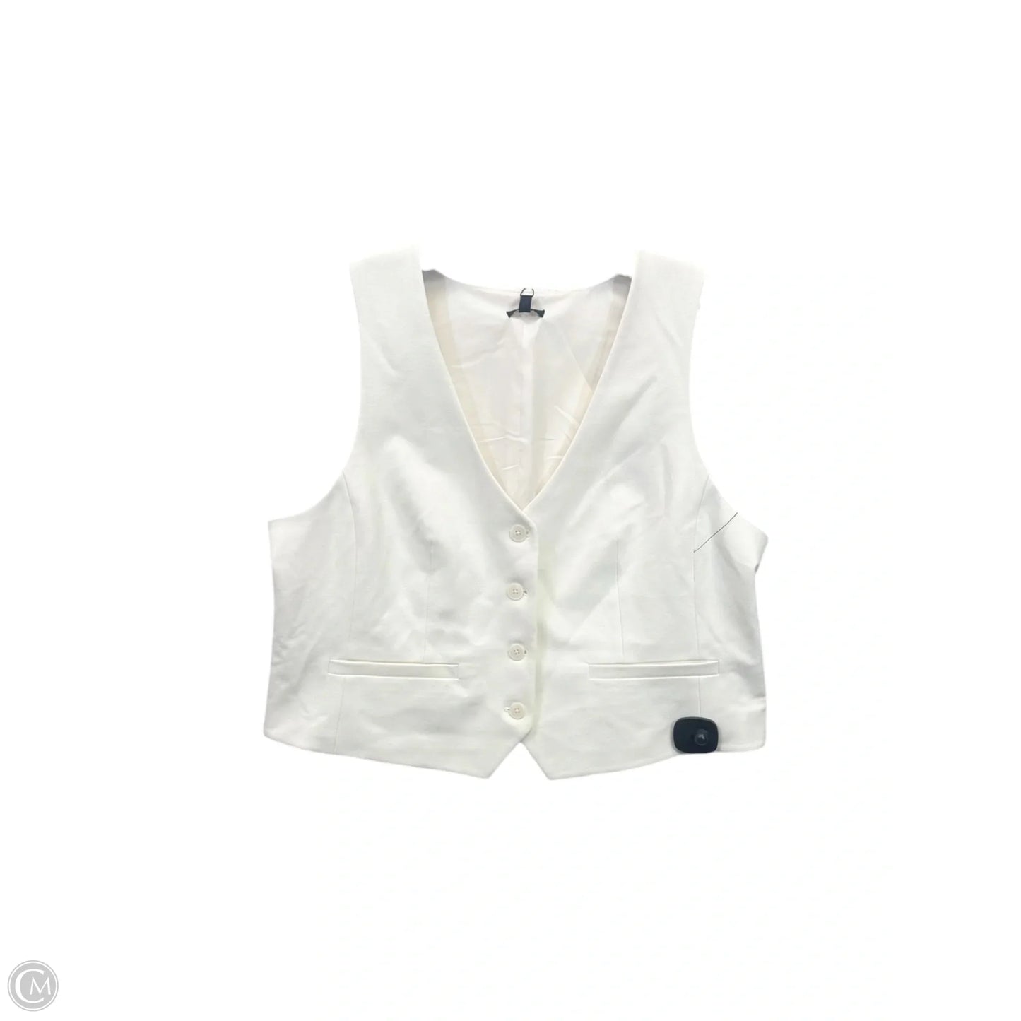 Vest Other By Express In Cream, Size: Xl