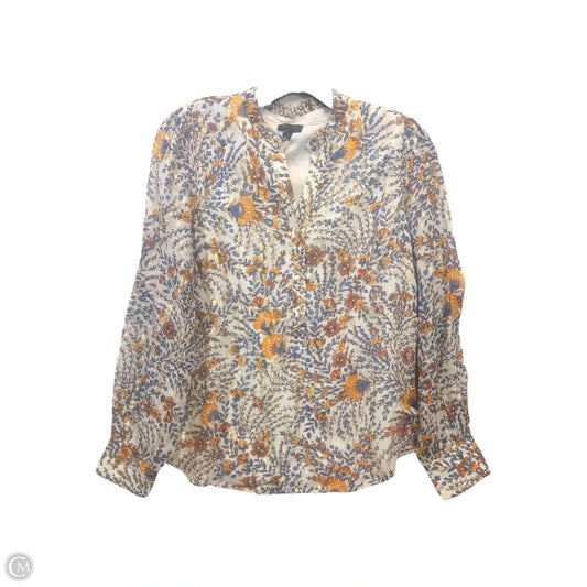 Top Long Sleeve By Talbots In Floral Print, Size: Sp