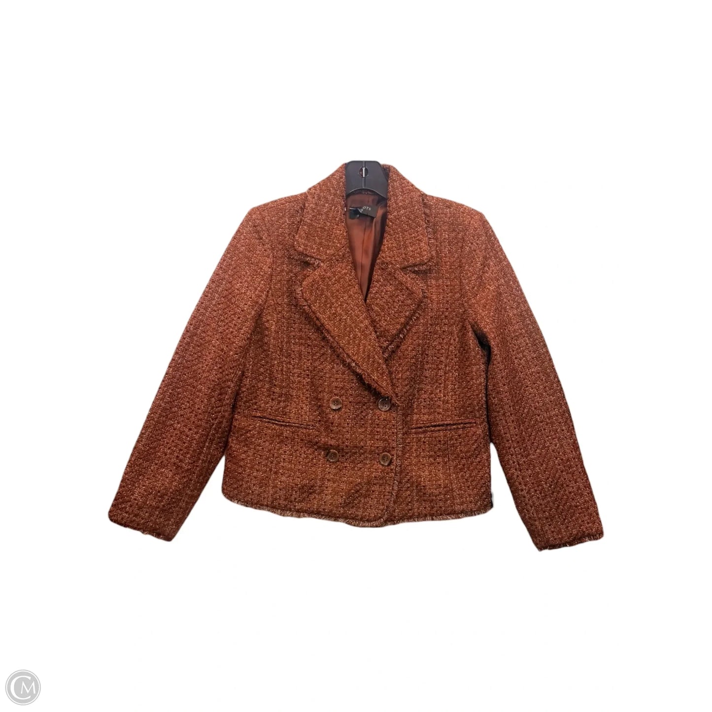 Blazer By Talbots In Brown & Gold, Size: Sp