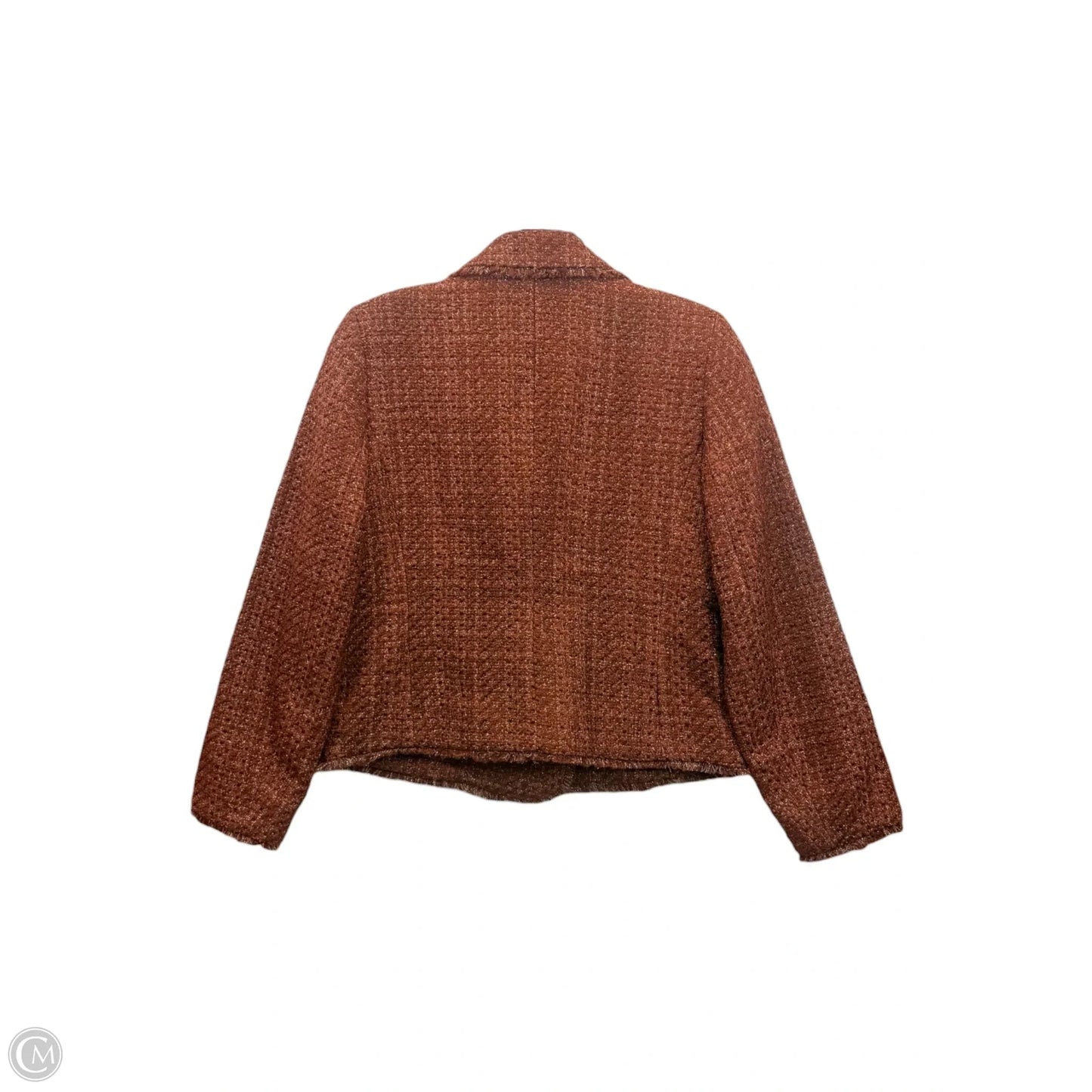 Blazer By Talbots In Brown & Gold, Size: Sp