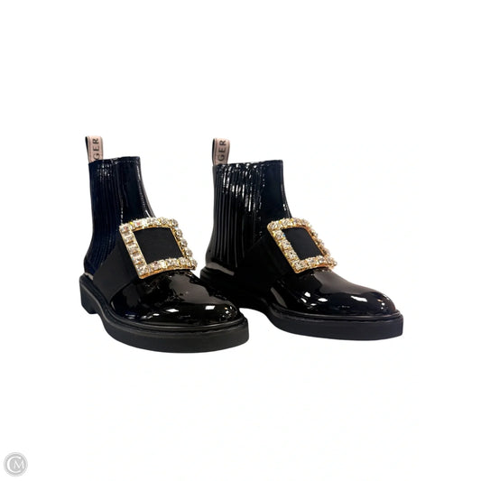 Boots Designer By Roger Vivier In Black, Size: 8