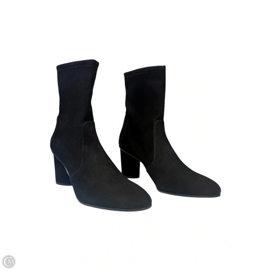 Boots Designer By Stuart Weitzman In Black, Size: 11.5