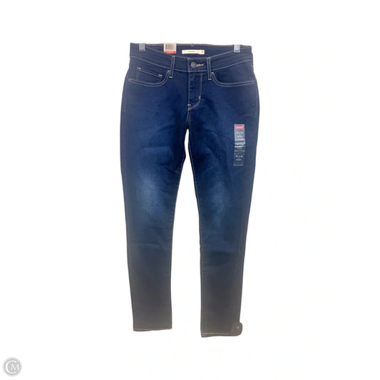 Jeans Skinny By Levis In Blue Denim, Size: 4
