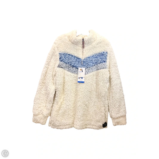 Sweatshirt Collar By Weatherproof In Cream, Size: L