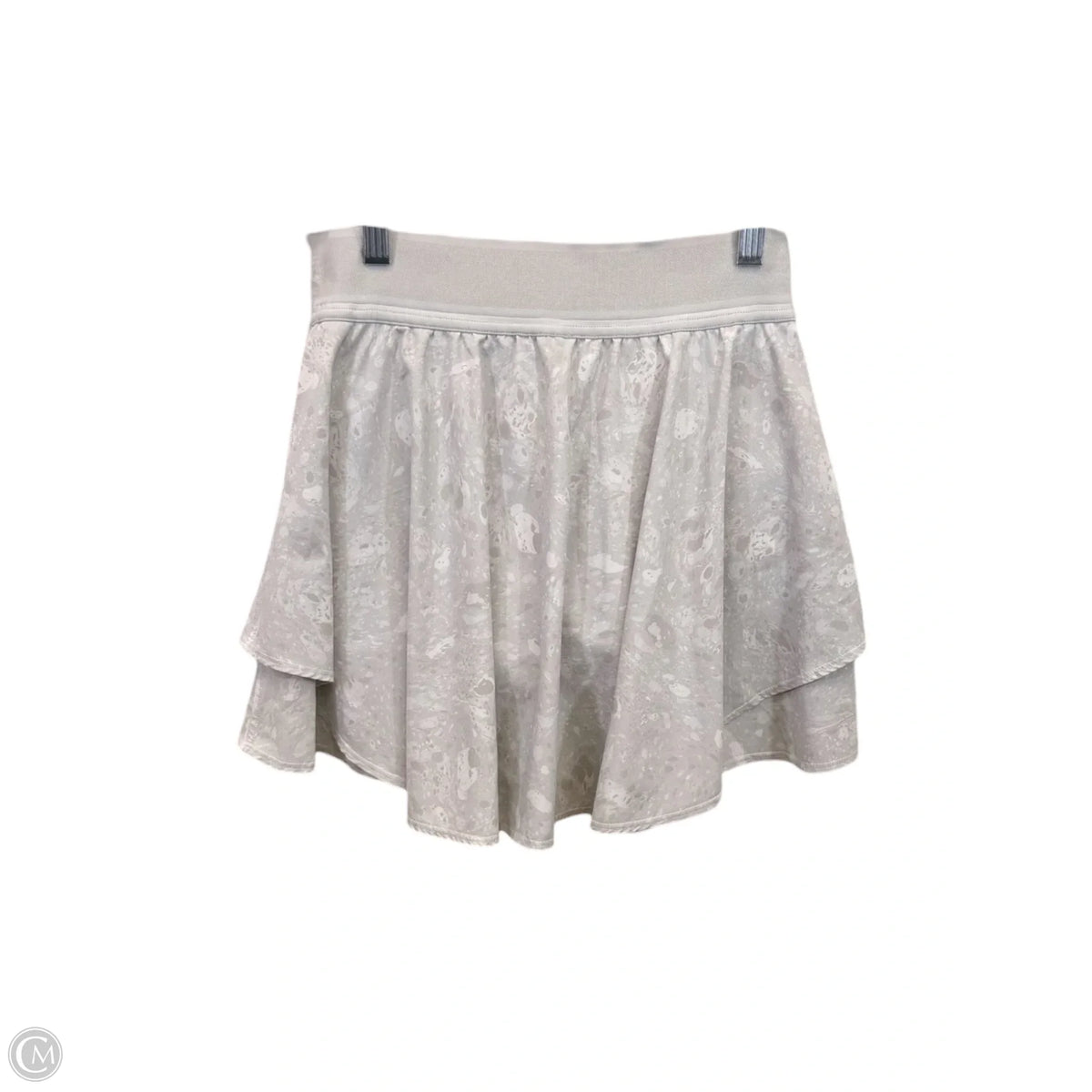 Athletic Skort By Lululemon In Grey, Size: 4