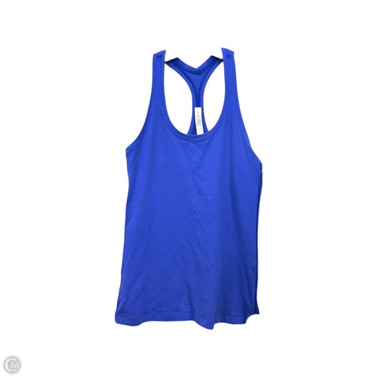 Athletic Tank Top By Lululemon In Blue, Size: 8
