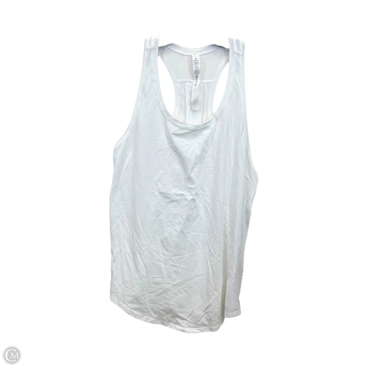 Athletic Tank Top By Lululemon In White, Size: 6