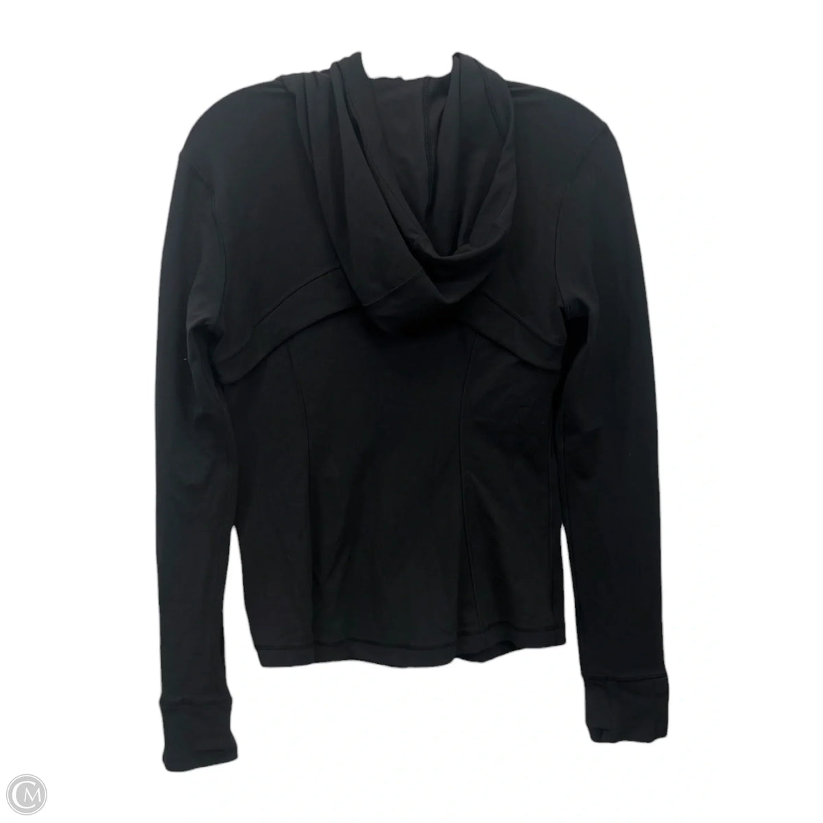 Athletic Jacket By Lululemon In Black, Size: 8