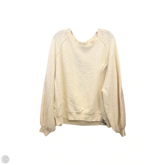 Sweater By Free People In Cream, Size: Xl