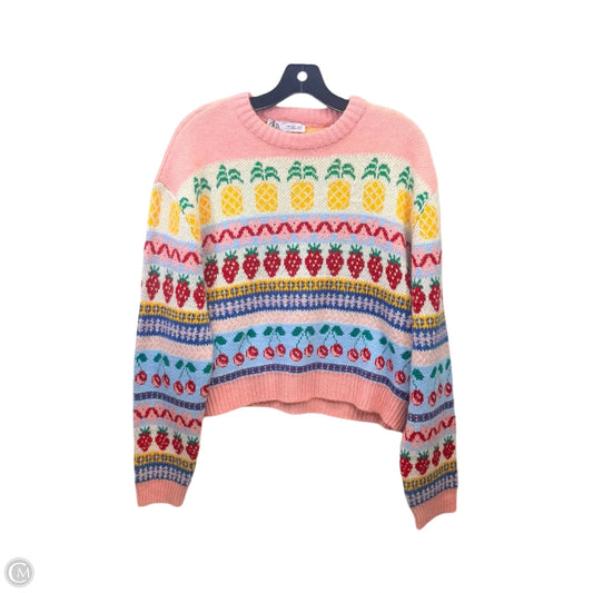 Sweater By Zara In Multi-colored, Size: L