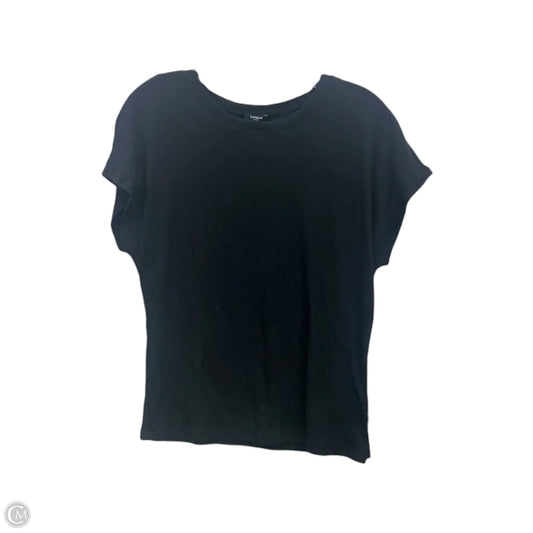 Top Short Sleeve Basic By Express In Black, Size: Xl