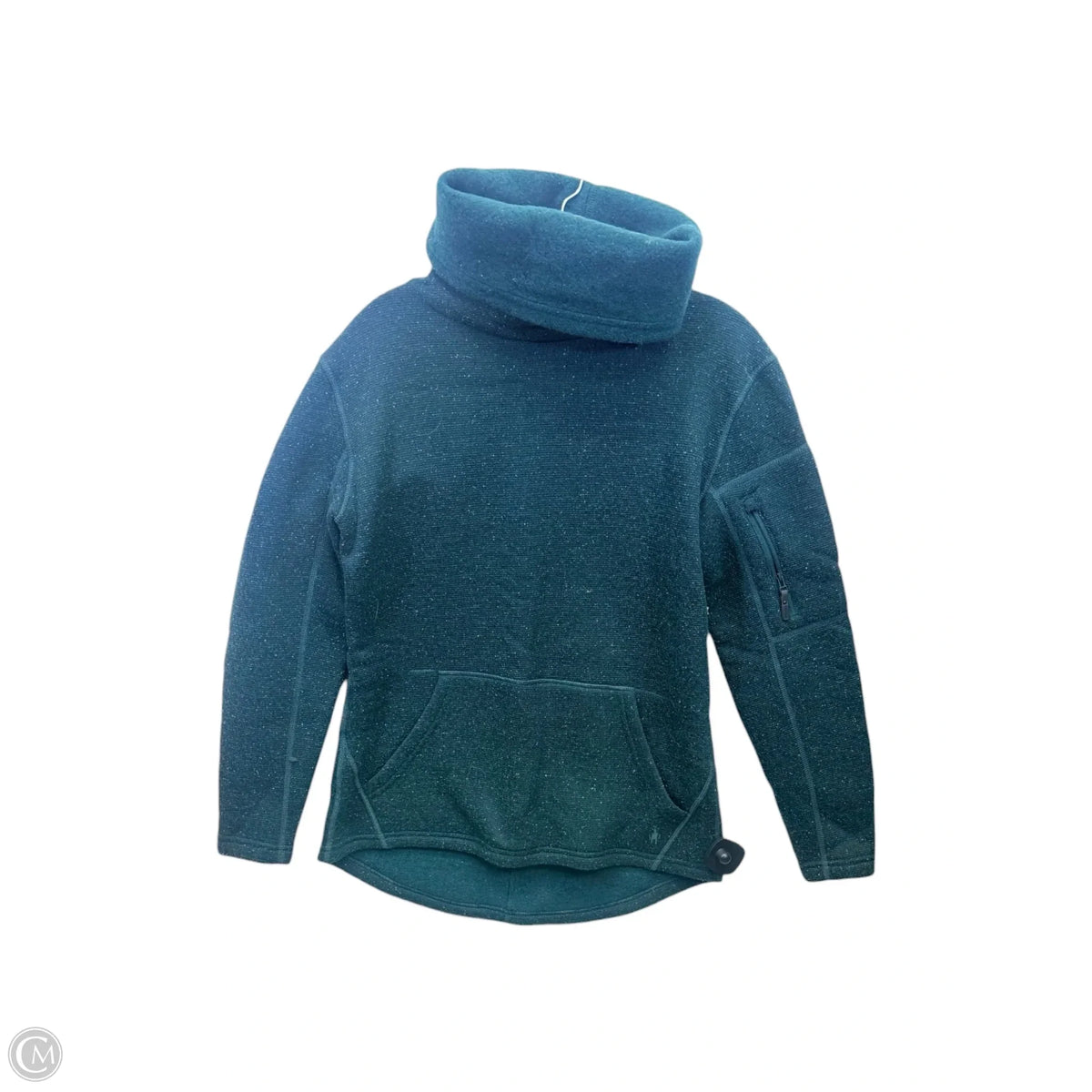 Sweatshirt Collar By Smartwool In Green, Size: S