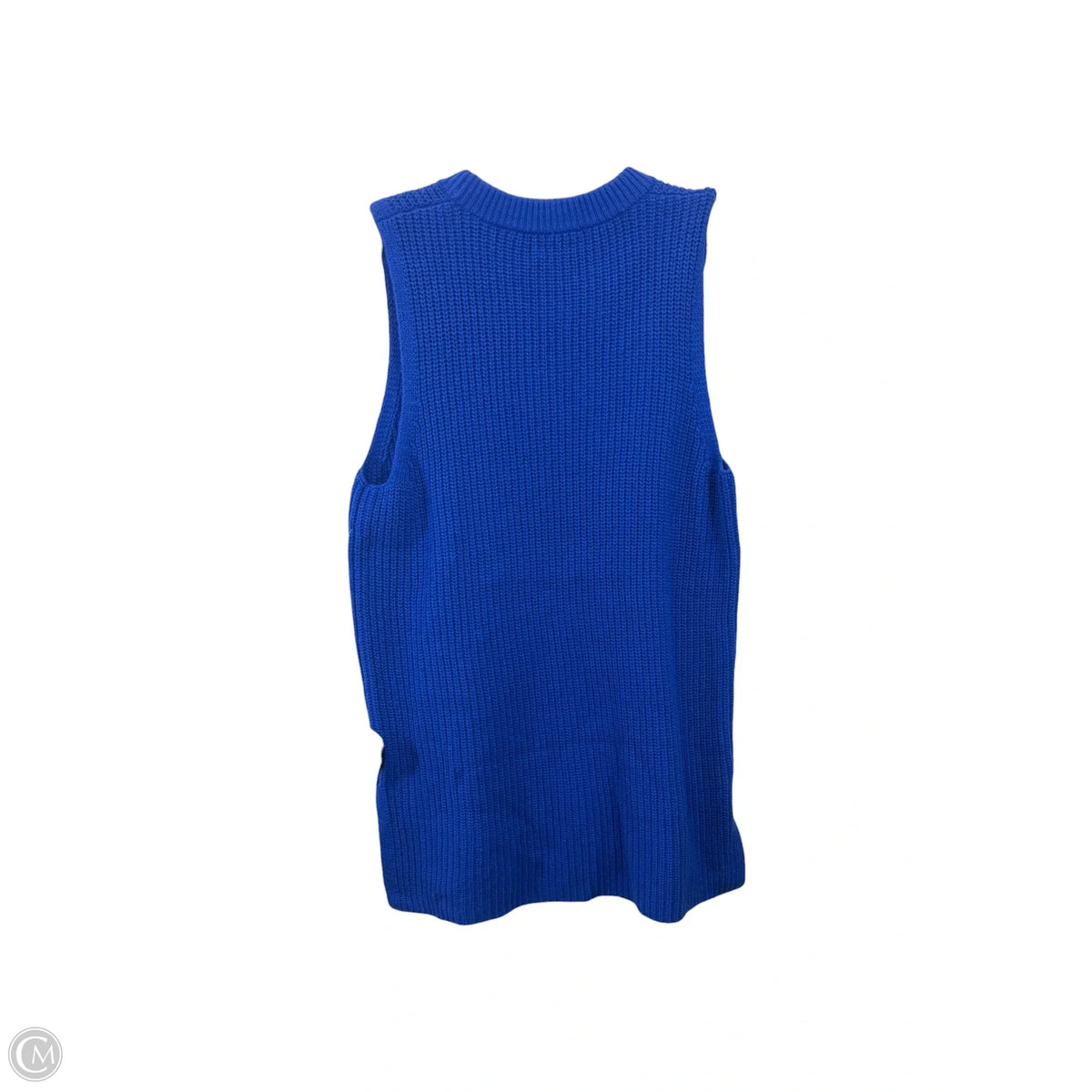 Sweater Short Sleeve By J. Crew In Blue, Size: M