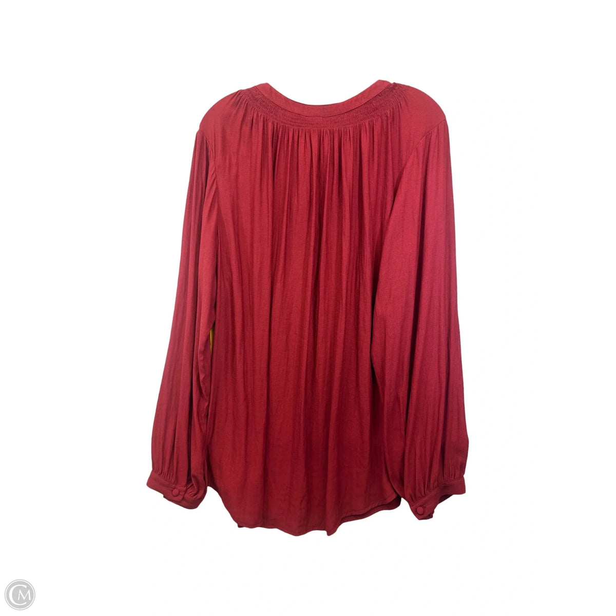 Top Long Sleeve By Torrid In Red, Size: 2x