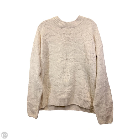 Sweater By Weatherproof In Cream, Size: Xxl