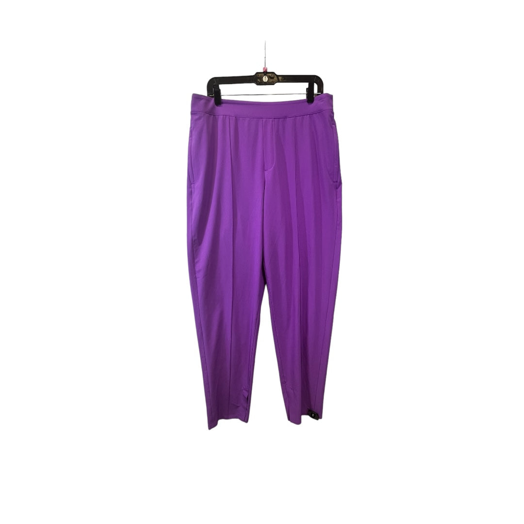 Purple Athletic Pants Athleta, Size Xl