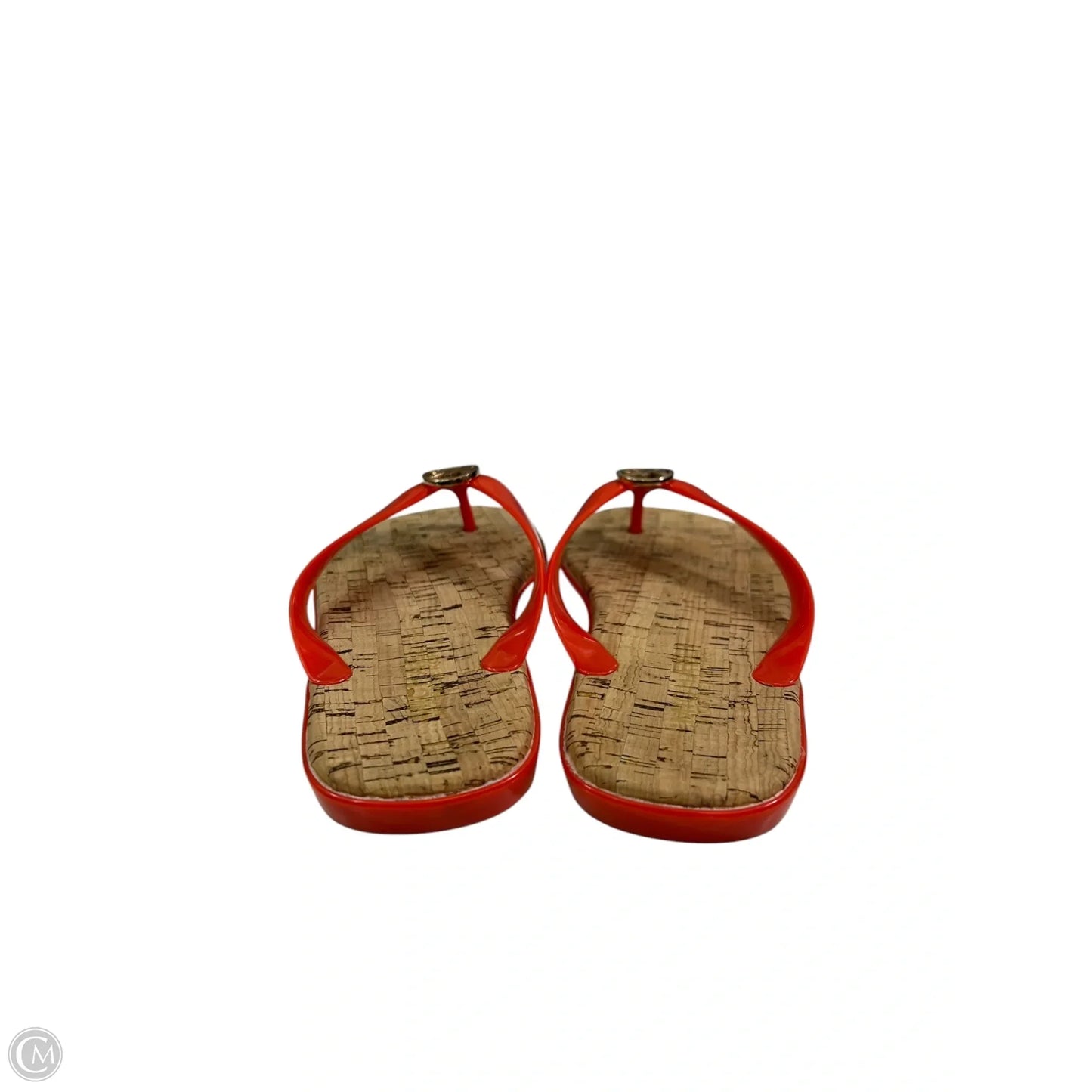 Sandals Flip Flops By Michael Kors In Orange, Size: 7.5