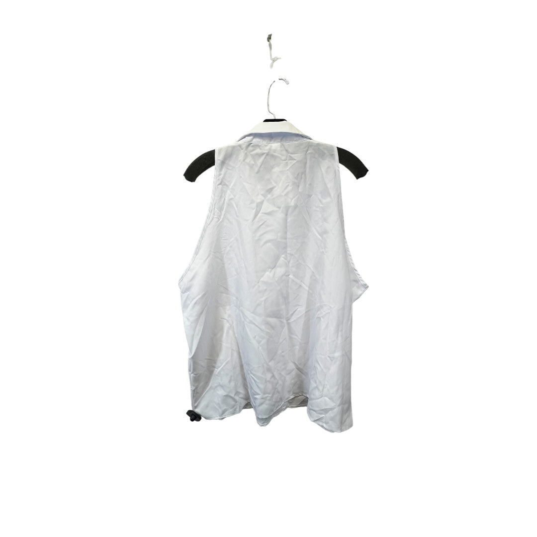 White Top Sleeveless Clothes Mentor, Size 3x