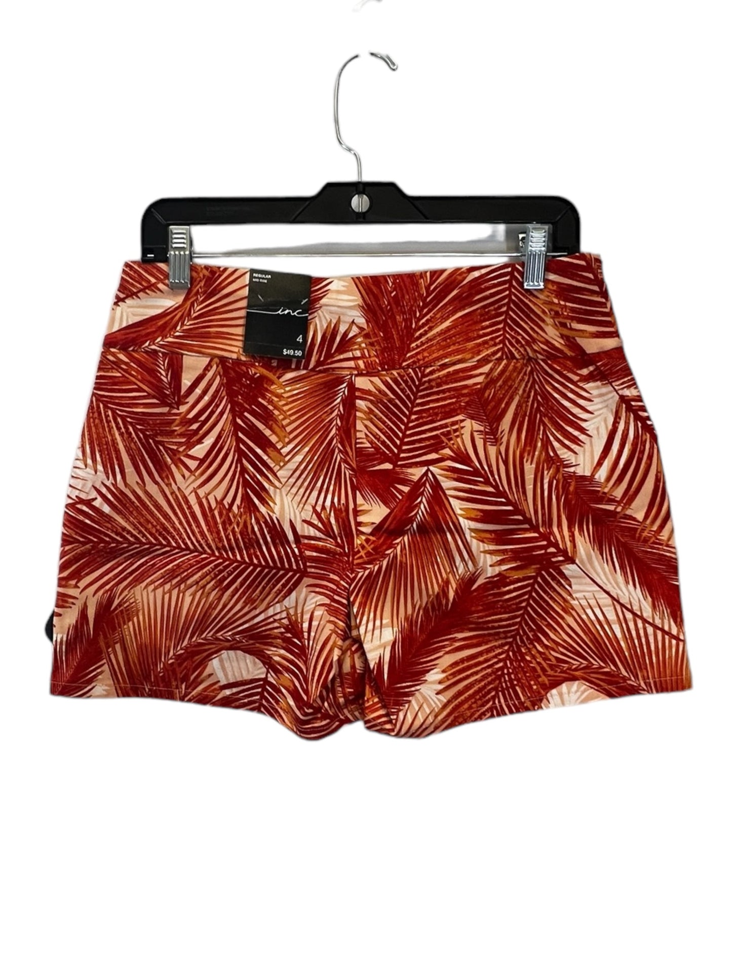 Tropical Print Shorts Inc, Size 4