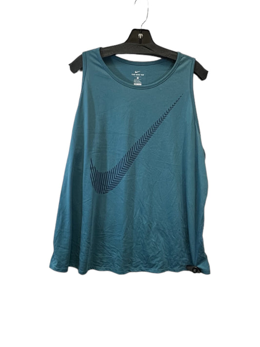Teal Athletic Tank Top Nike, Size 2x