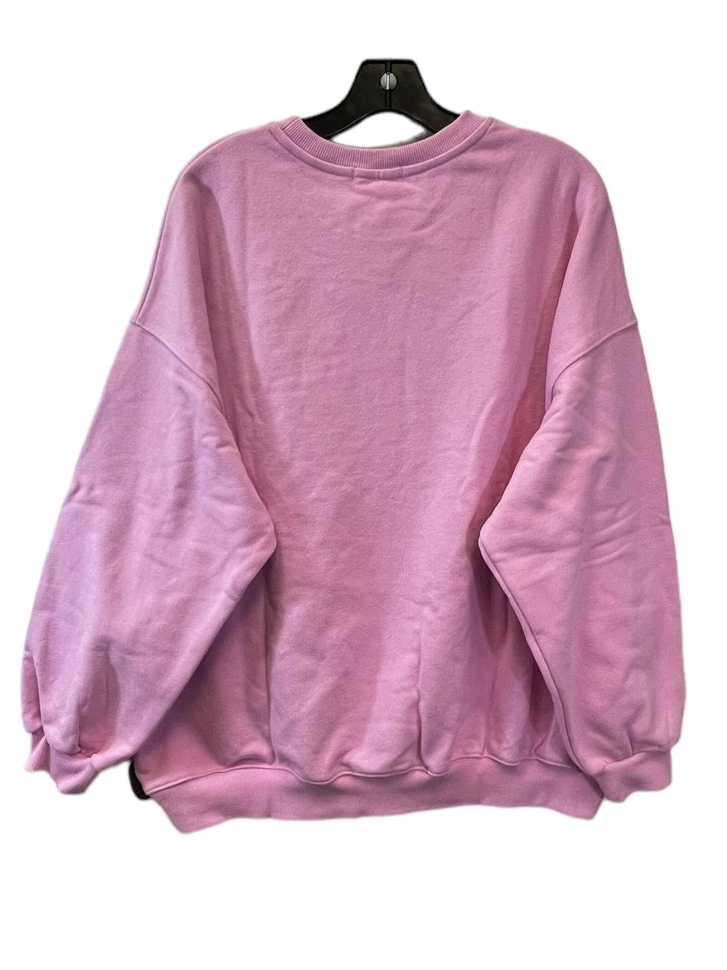 Pink Sweatshirt Crewneck Clothes Mentor, Size M