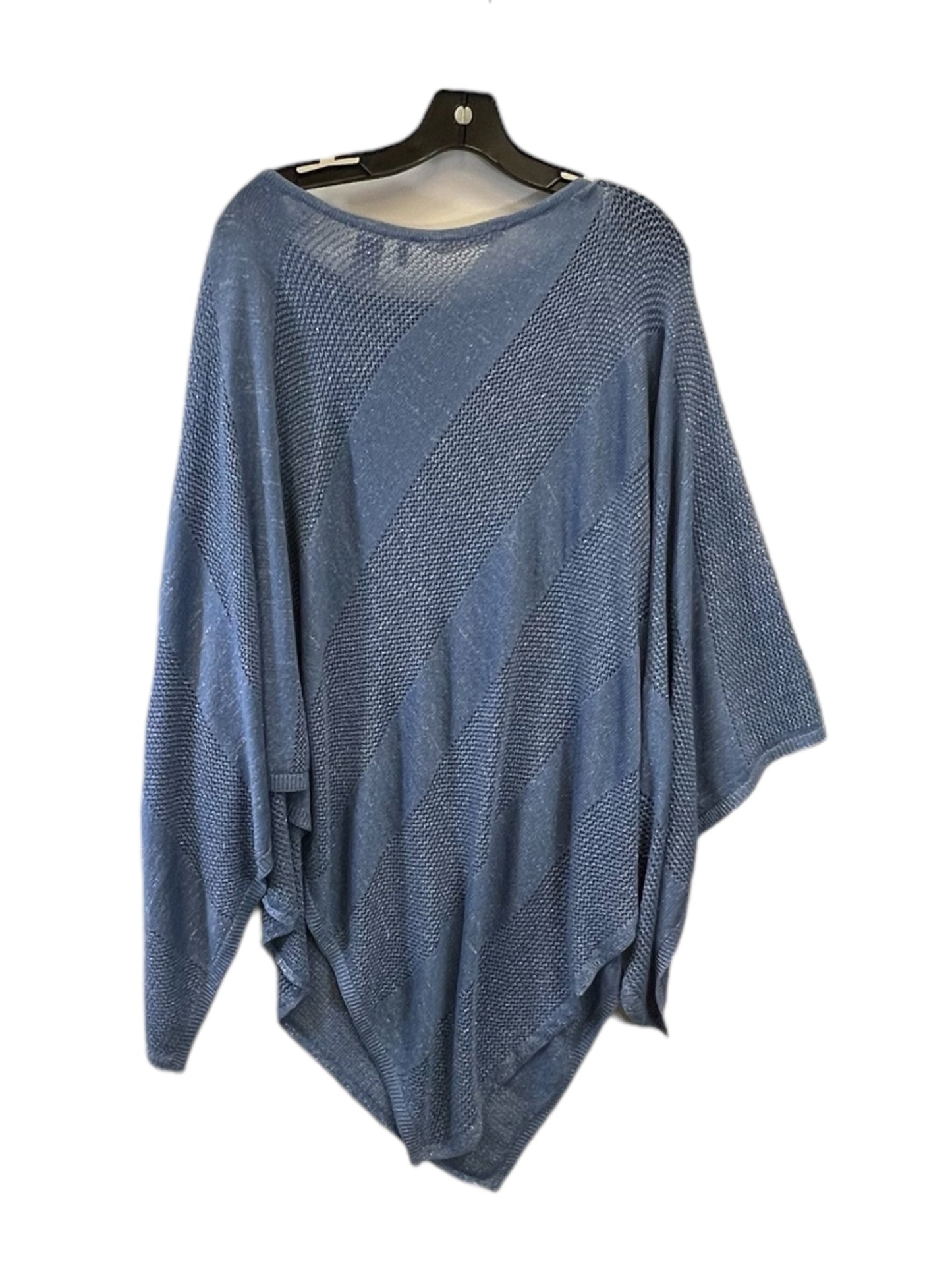 Poncho By Soft Surroundings In Blue, Size: Onesize