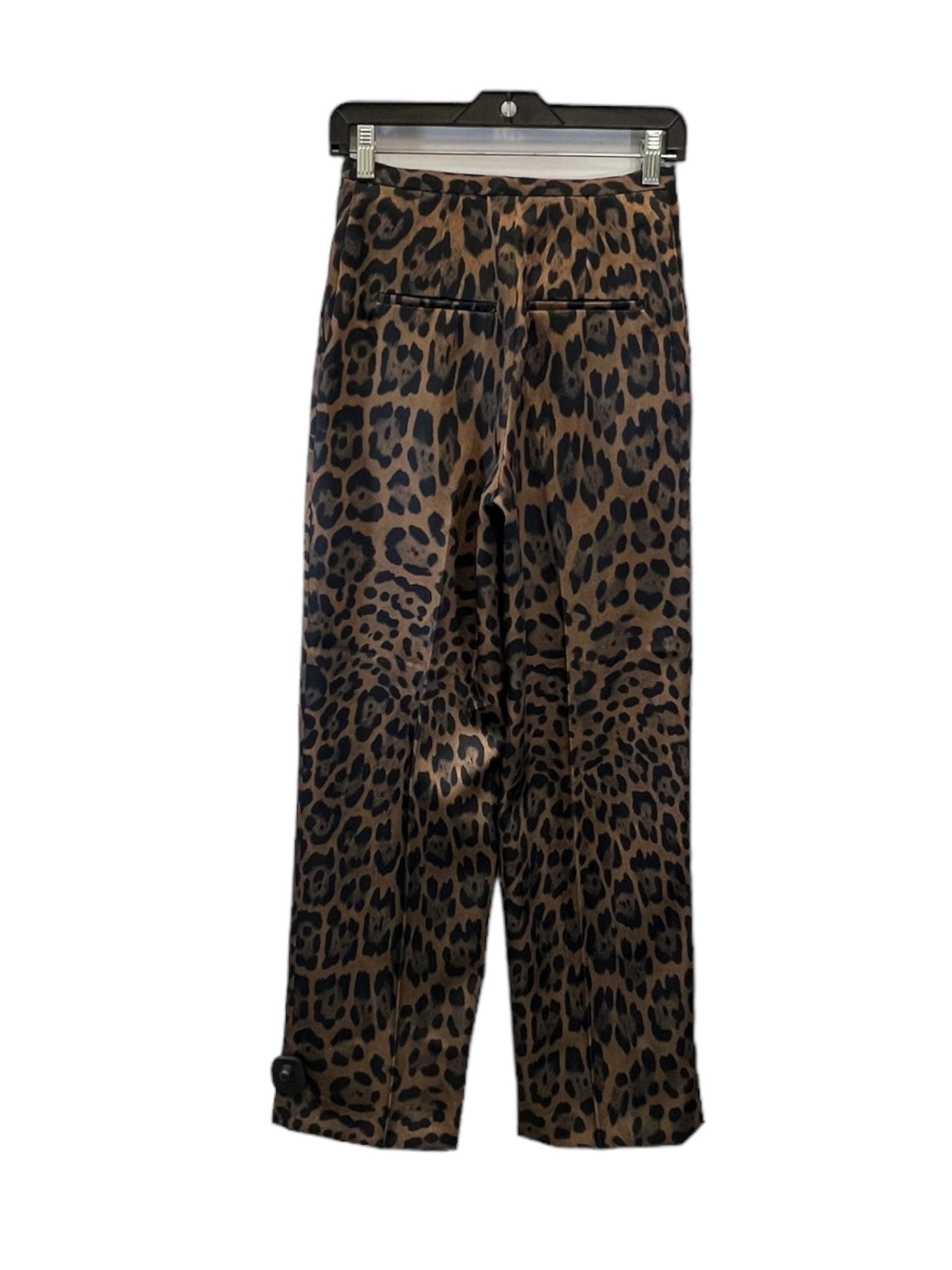 Pants Wide Leg By H&m In Animal Print, Size: 2