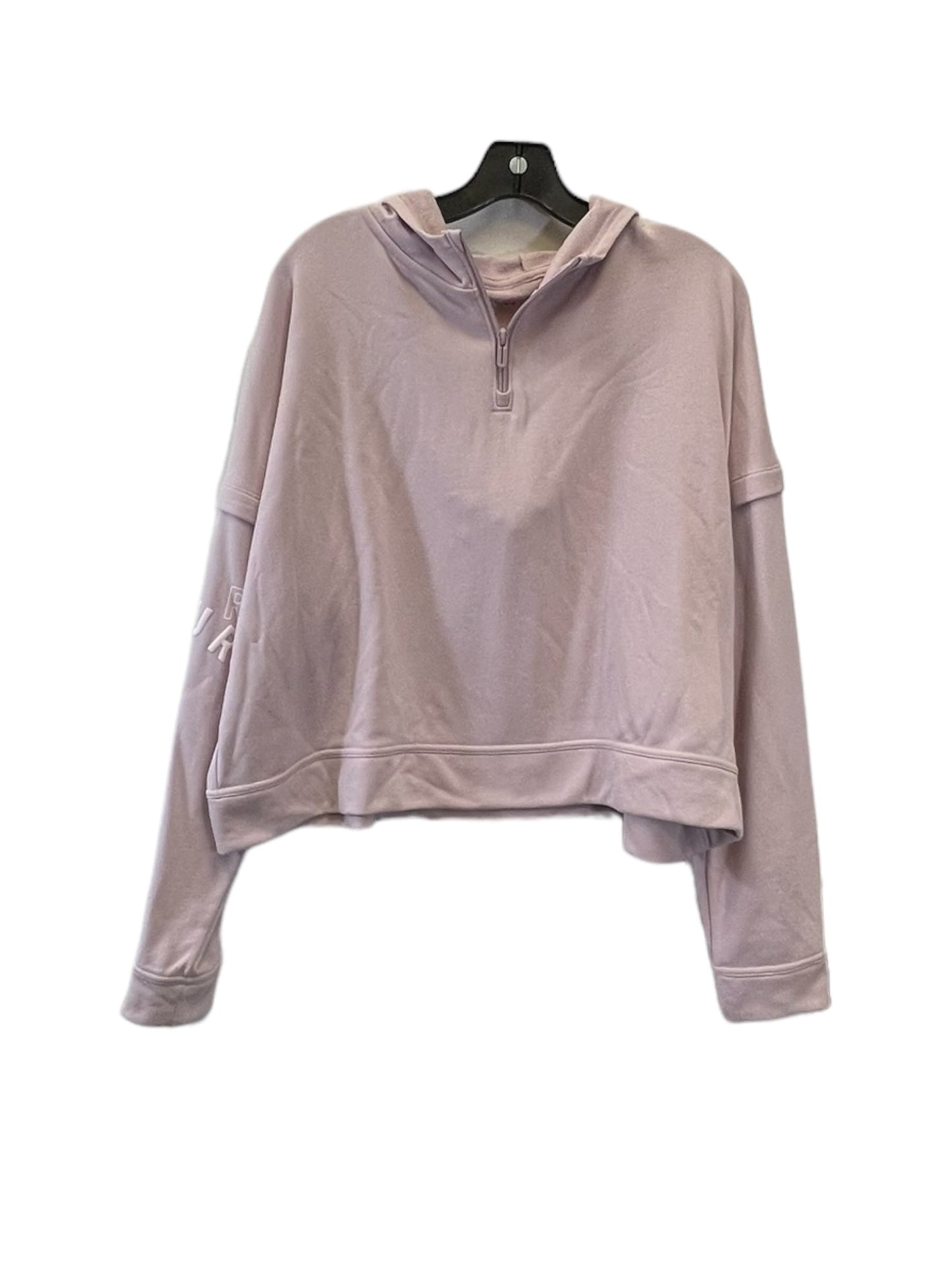 Sweatshirt Hoodie By Under Armour In Pink, Size: L