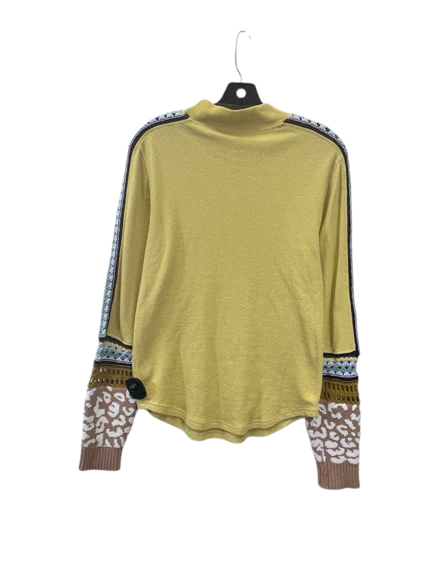 Sweater By Free People In Yellow, Size: Xs