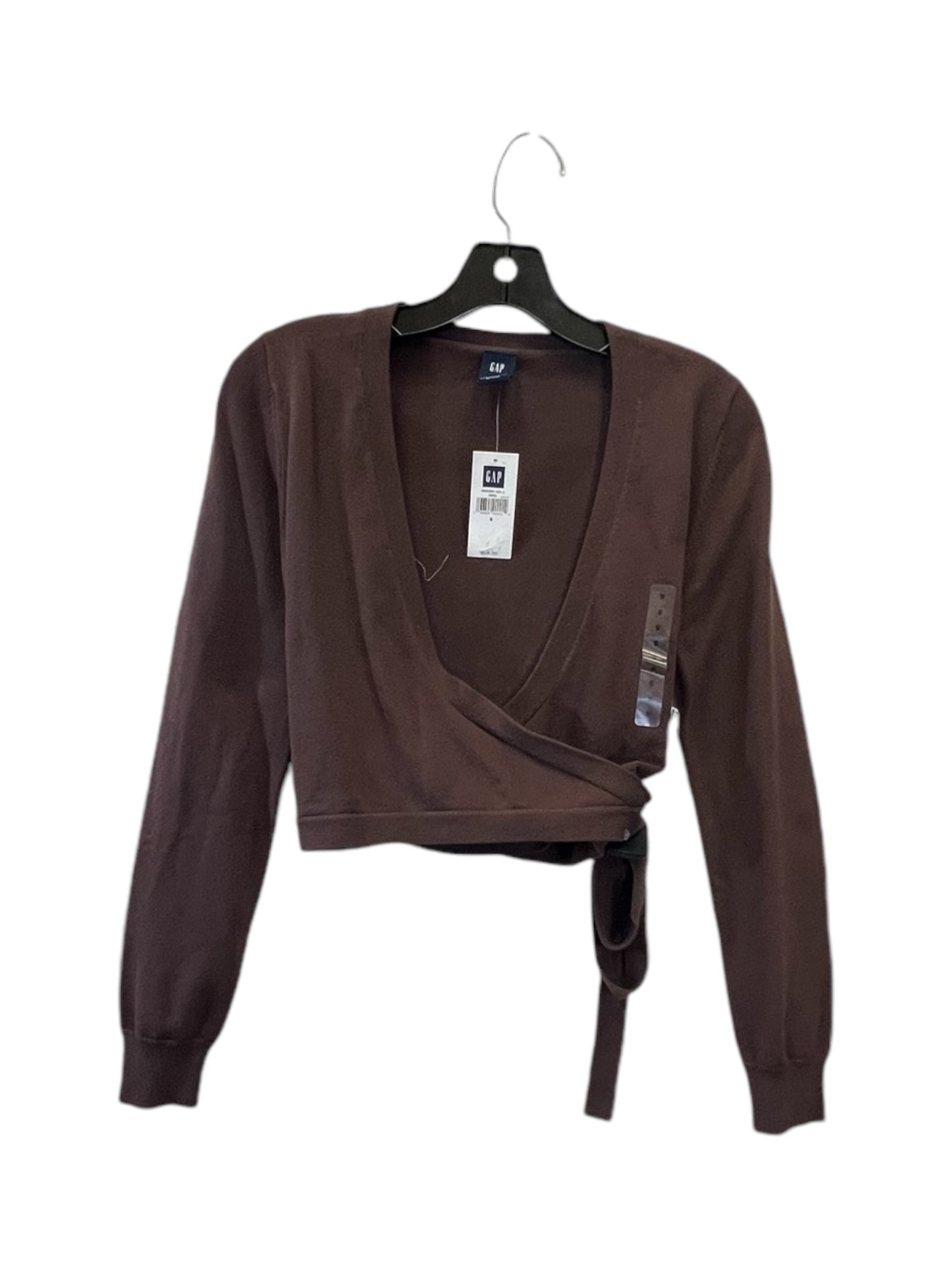 Top Long Sleeve By Gap In Brown, Size: S