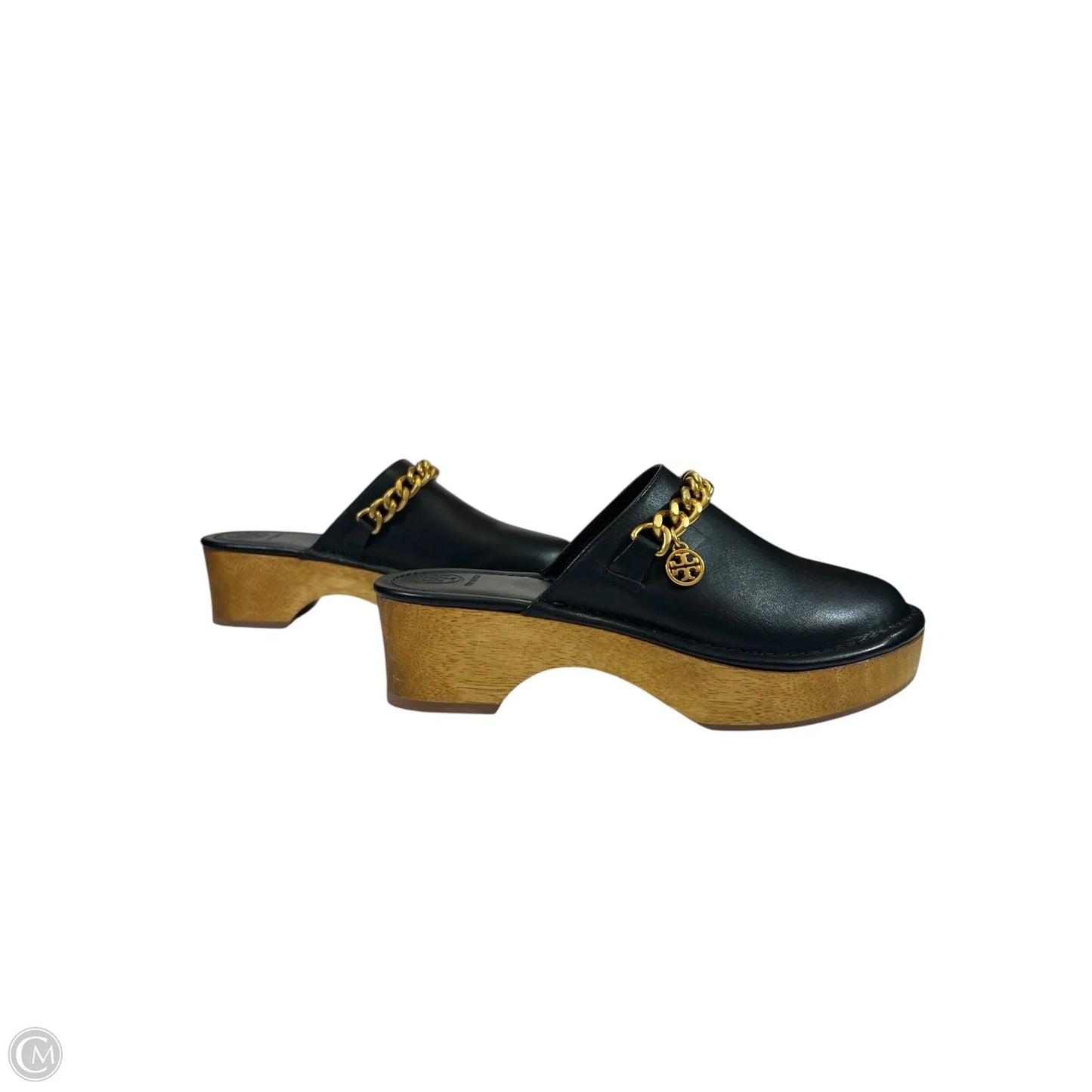 Shoes Designer By Tory Burch In Black & Brown, Size: 5