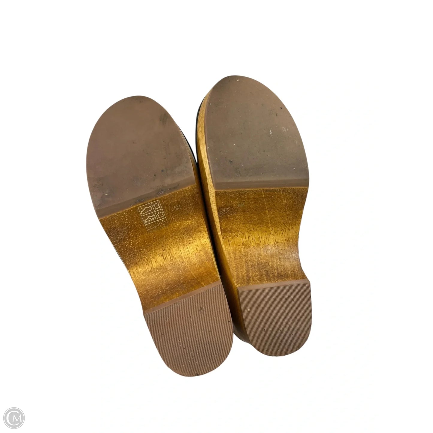 Shoes Designer By Tory Burch In Black & Brown, Size: 5