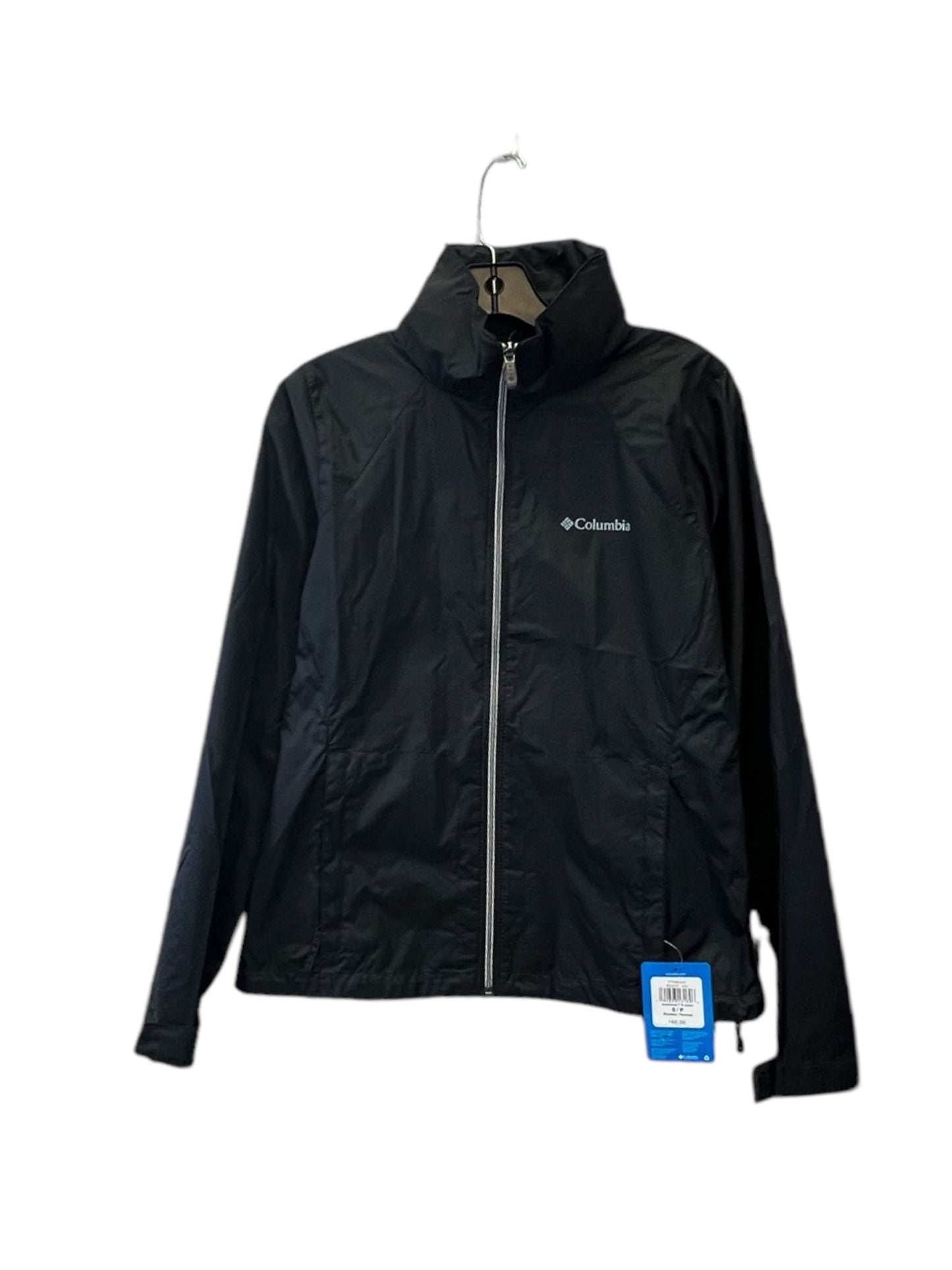 Jacket Windbreaker By Columbia In Black, Size: S