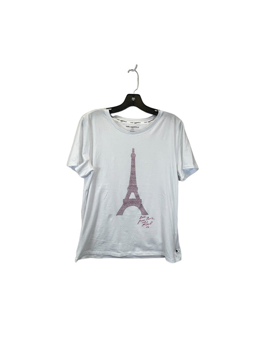 Top Short Sleeve By Karl Lagerfeld  Size: M