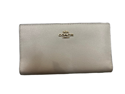 Wallet Leather By Coach  Size: Medium