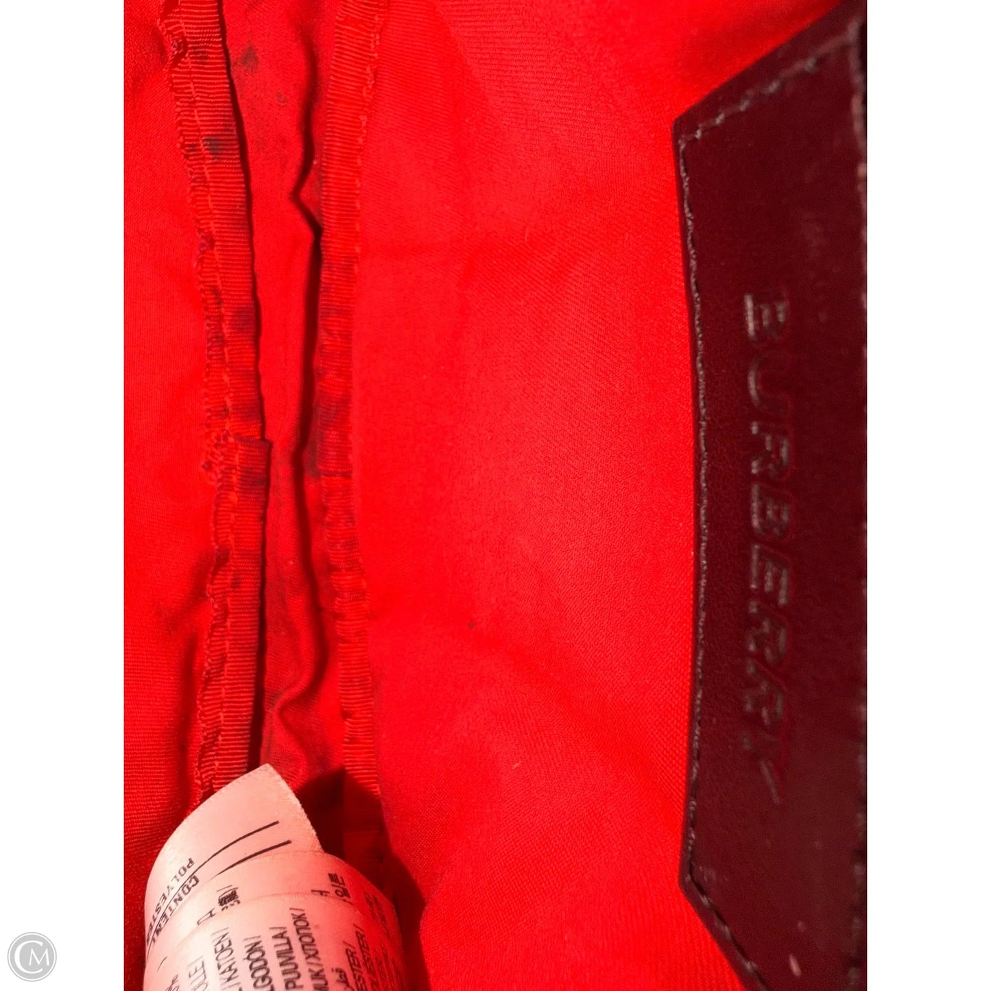 Belt Bag Designer By Burberry, Size: Small