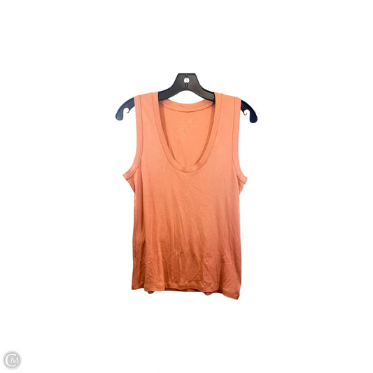 Top Sleeveless By A New Day In Peach, Size: L
