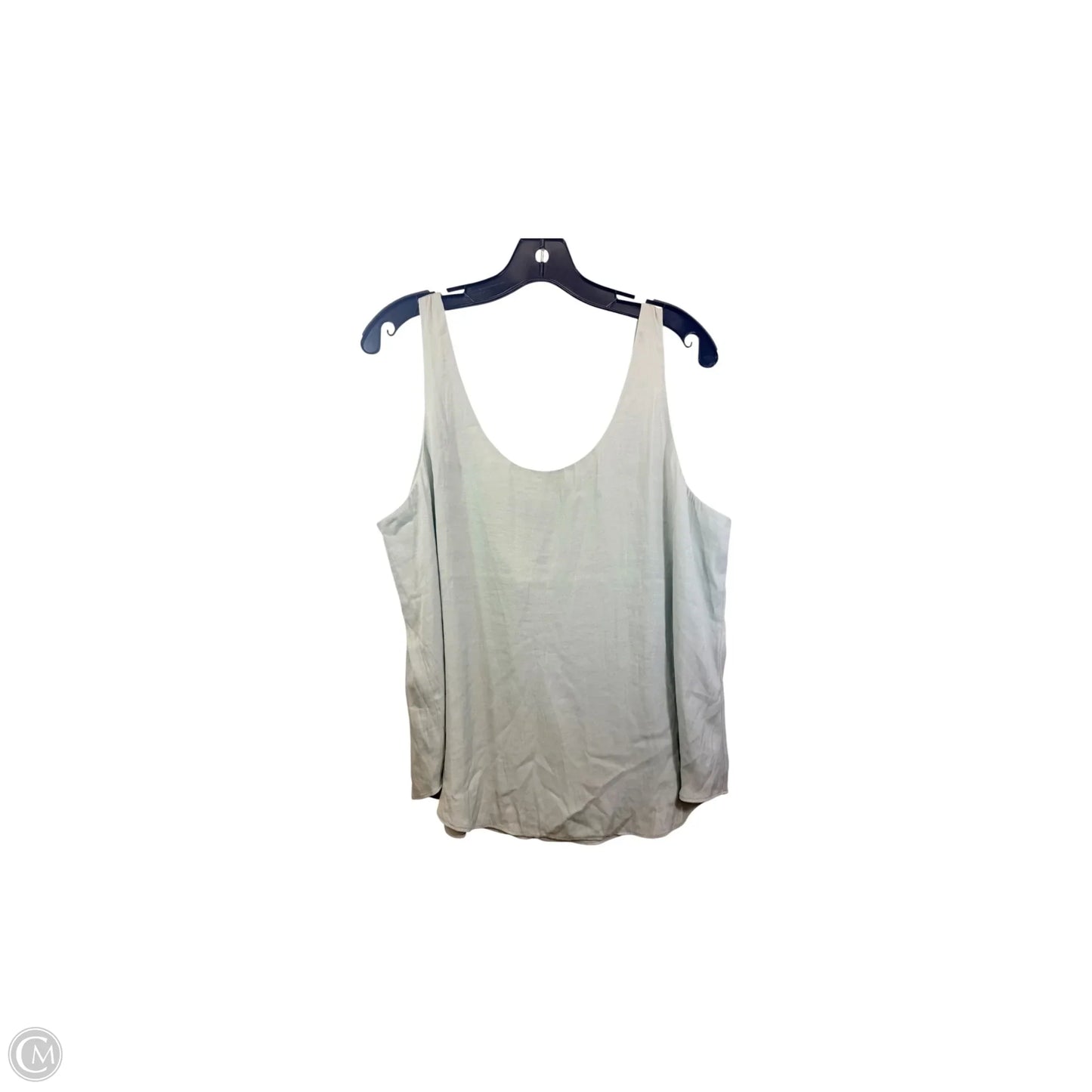 Top Sleeveless By Banana Republic In Green, Size: L
