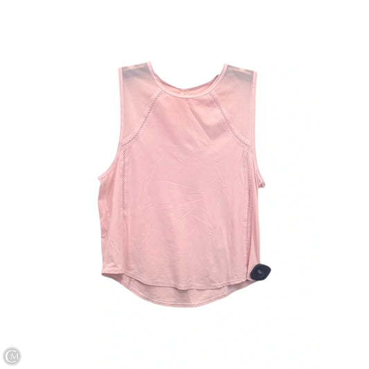 Athletic Tank Top By Lululemon In Pink, Size: 4