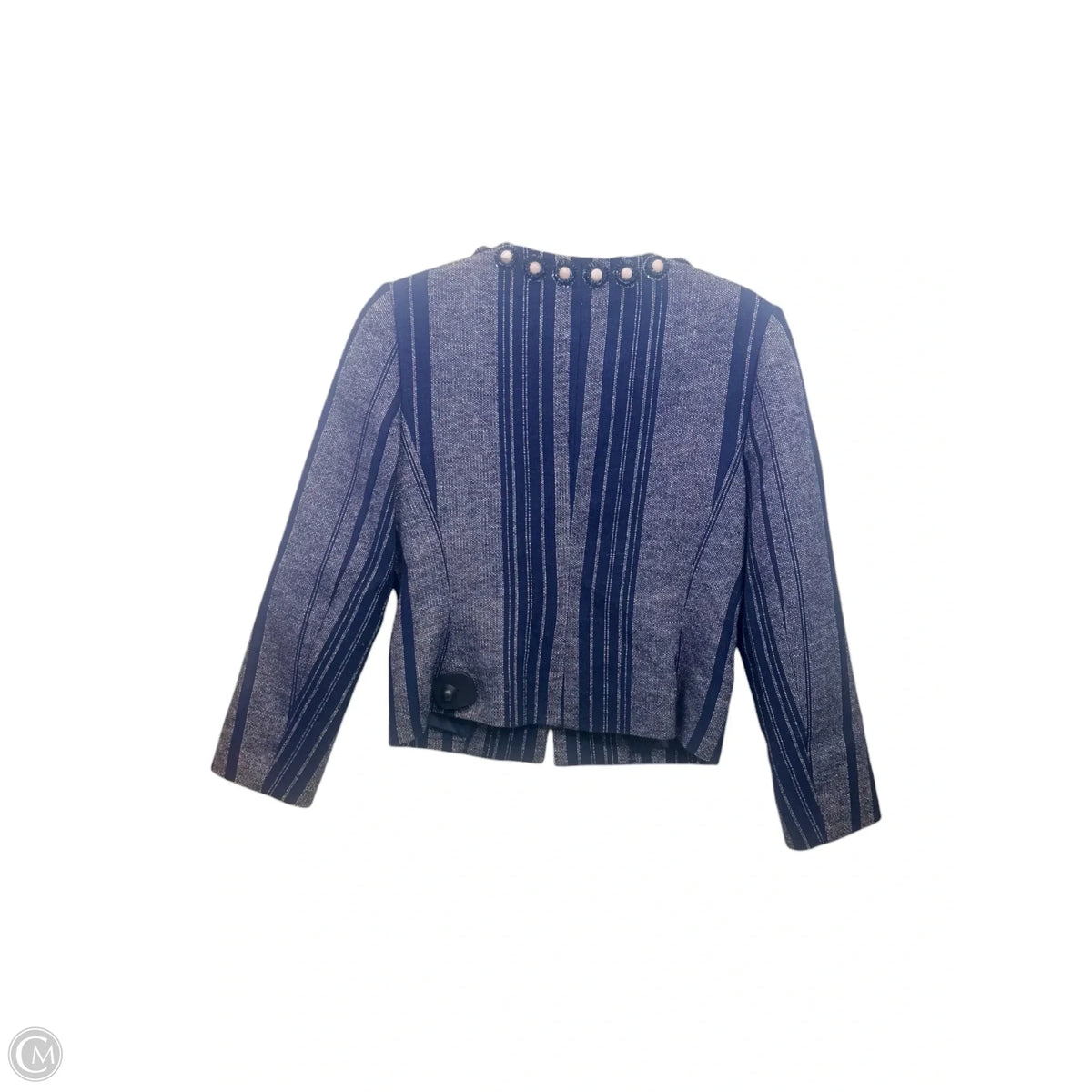Blazer Designer By Tory Burch In Navy, Size: 6